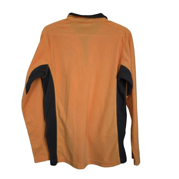 Columbia‎ Mens Fleece Pullover Jacket Yellow Black Outdoors Small S - Picture 6 of 9